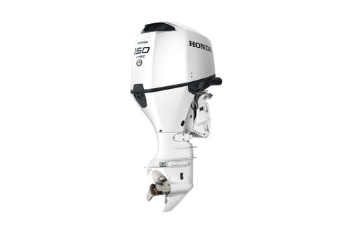Honda 150hp White iST Outboard | Intelligent Shift and Throttle, Electric Start, 20" Shaft | BF150DLDA