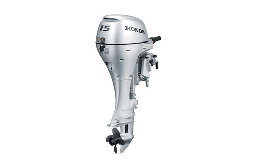 Honda 15hp Portable Outboard | Tiller, Manual Start, 20" Shaft | BF15D3LH
