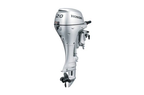 Honda 20hp Portable Outboard | Tiller, Manual Start, 15" Shaft | BF20D3SH