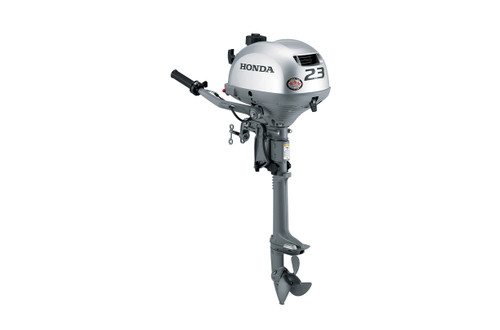 Honda 2.3hp Portable Outboard | Tiller, Manual Start, 20" Shaft | BF2.3DHLCH