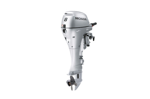 Honda 8hp Portable Outboard | Tiller, Electric and Manual Start, 20" Shaft | BF8DK3LHSA