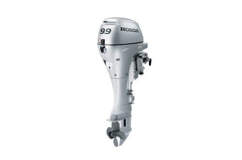 Honda 9.9hp Power Thrust Portable Outboard | Remote Mechanical, Electric and Manual Start, 25" Shaft | BFP10D3XRT