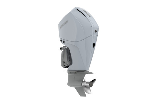 Mercury 250hp White DTS Outboard | Digital Throttle and Shift, Electric Start, 25" Shaft, Counter Rotation | 250CXL