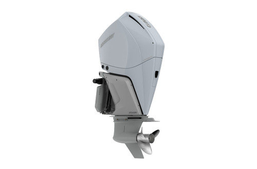 Mercury 250hp White Verado Outboard | Digital Throttle and Shift, Electric Start, 20" Shaft | 250L