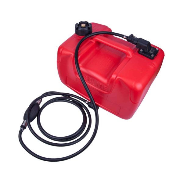 Orca 3 Gallon Outboard External Fuel Tank with Fuel Line & Connector