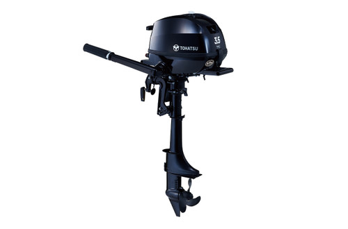 Tohatsu 3.5hp Outboard | Tiller, Manual Start, 15" Short | MFS3.5CS