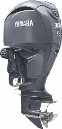 Twin Yamaha 300hp DEC Outboards | Digital Electronic Controls, 30" Shaft | F300UCB & LF300UCB