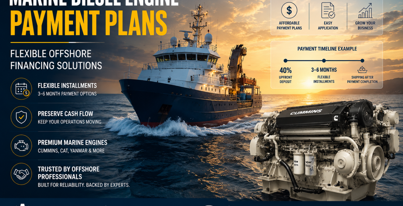 marine diesel engine payment plan