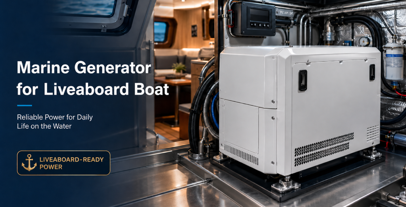 marine generator for liveaboard boat for sale