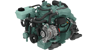 Volvo Penta D1-20 18HP Inboard Marine Diesel Engine