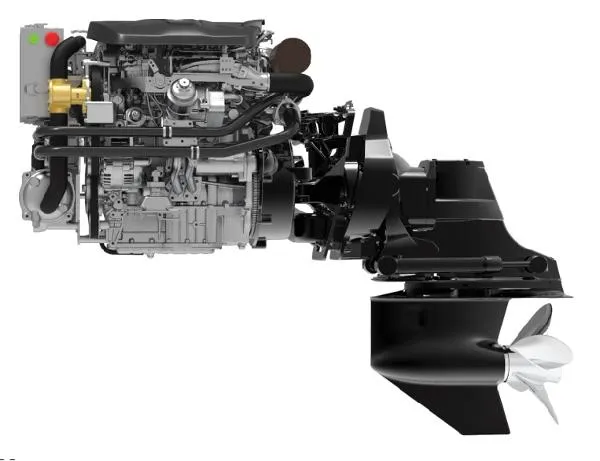 NEW Hyundai Seasall R200S 200hp Marine Diesel With Bravo Sterndrive