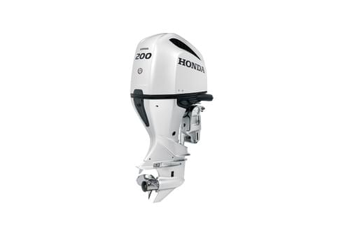 Honda 200hp White iST Outboard | Intelligent Shift and Throttle, Electric Start, 25" Shaft | BF200DXDA