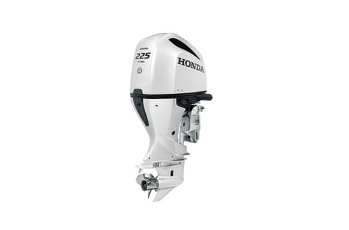Honda 225hp White iST Outboard | Intelligent Shift and Throttle, Electric Start, 30" Shaft | BF225DUDA
