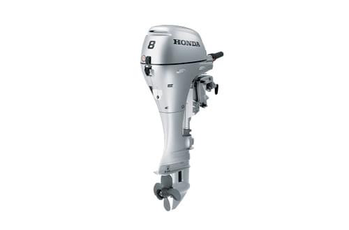 Honda 8hp Power Thrust Portable Outboard | Tiller, Electric and Manual Start, 25" Shaft | BFP8DK3XHS