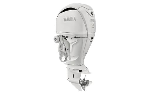 Yamaha 350hp White DEC Outboard | Digital Electronic Controls, 25" Shaft | F350XSA2