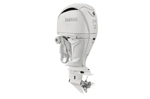 Yamaha 350hp White DEC Outboard | Digital Electronic Controls, 30" Shaft, Counter Rotation | LF350USA2