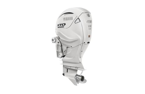 Yamaha 450hp XTO Offshore Outboard | Digital Electronic Controls, 35" Shaft, Counter Rotation | White | LXF450ESA2